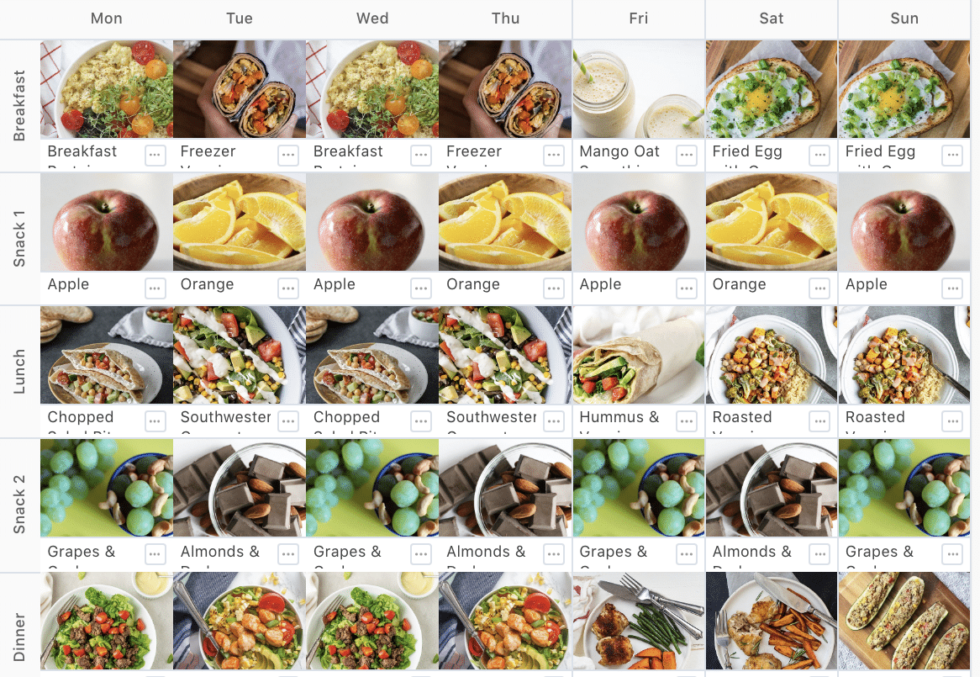 7-Day Delicious Lower Carb Meal Plan